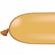 Gold Metallic 160Q Latex Balloon 