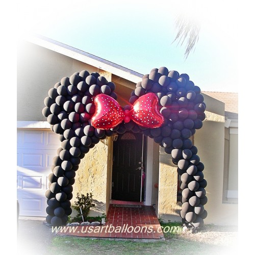 Minnie Mouse Balloon Arch Project