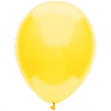 Yellow Sun Latex Balloon 11"