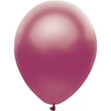 Pink Satin Raspberry Latex Balloon 11 in
