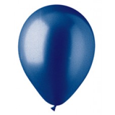 Blue Metallic  Latex Balloon 12"