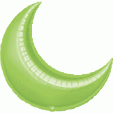Green Lime Crescent Moon 35"