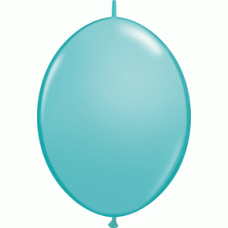 Blue Caribbean Quick Link Latex Balloon 12"