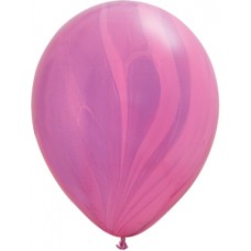 Pink Violet Agate Latex Balloon 11"