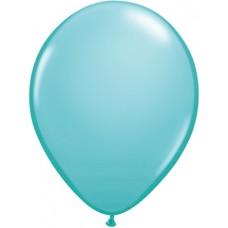 Blue Caribbean Latex Balloon 11"