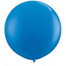 Blue Dark Giant Latex  Balloon 36"