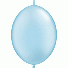 Blue Pearl Light Quick Link Latex Balloon 12"