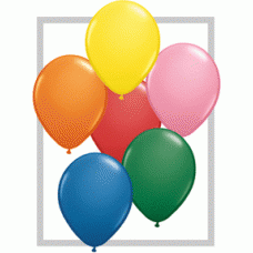 Standard Assortment  Qualatex Latex Balloon 11"