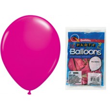 Pink Wild Berry Latex Balloon 11 inches Retail Packs