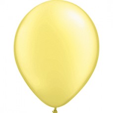 Yellow Pearl Lemon Chiffon Latex Balloon 11 inches